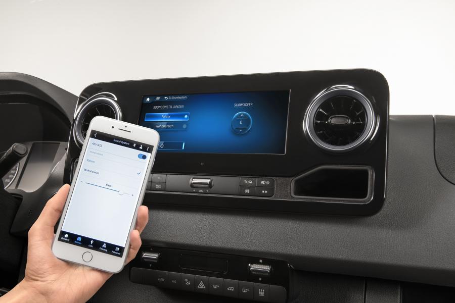 Детали интерьера Mercedes-Benz Sprinter Connected Home 2018 года  (фото 11 из 13)
